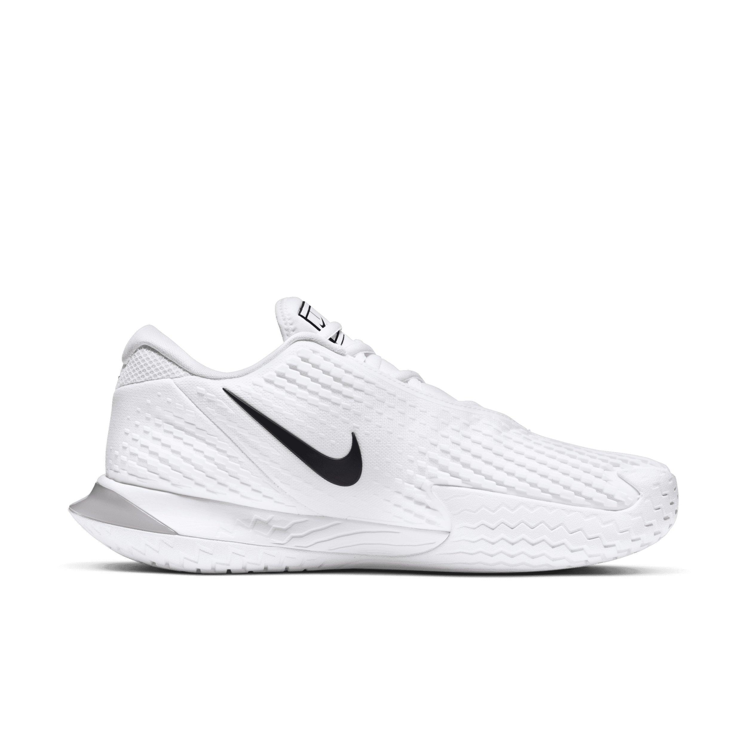 Nike Court Air Zoom Vapor Cage 4 Hard Court "White/Grey Fog/Black" Men's Tennis Shoe - WHITE/GREY/BLACK